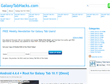 Tablet Screenshot of galaxytabhacks.com
